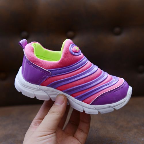 Chaussures enfants en PU pour printemps - semelle caoutchouc carbone Ref 1038126