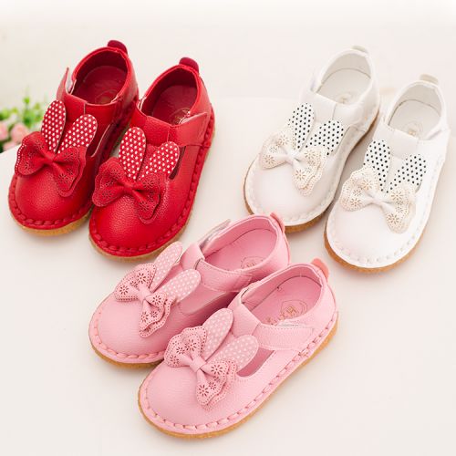 Chaussures enfants en cuir synthétique ronde pour printemps - Ref 1038141