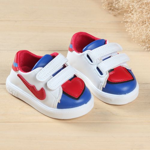 Chaussures enfants en similicuir coutures cuir pour printemps - Ref 1038161