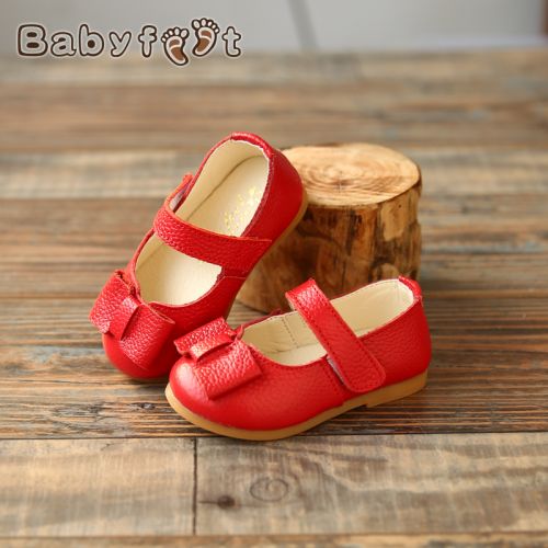 Chaussures enfants en cuir BABYFEET pour printemps - Ref 1038175