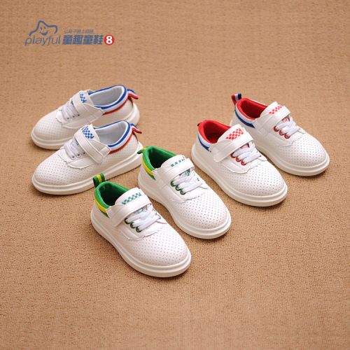Chaussures enfants en similicuir ronde creux pour printemps - semelle fond composite Ref 1038237