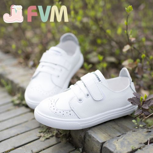 Chaussures enfants en cuir pour printemps - semelle caoutchouc Ref 1038239