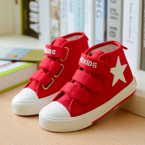 Chaussures enfants en toile pour printemps - semelle caoutchouc Ref 1038252