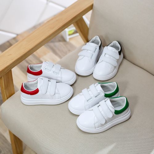 Chaussures enfants en Cuir spatial pour printemps - semelle caoutchouc Ref 1038255