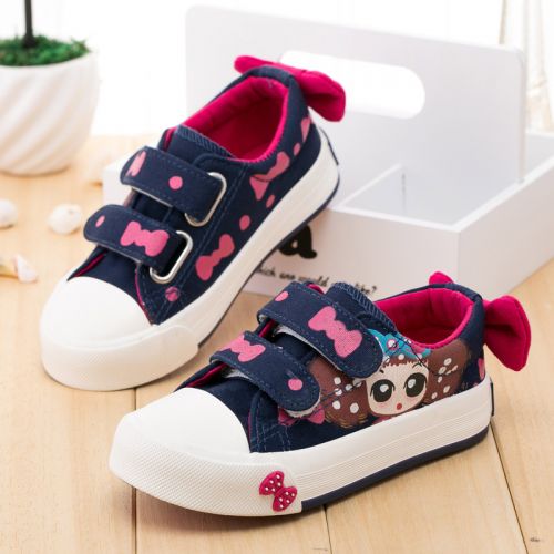 Chaussures enfants en toile YEESHOW pour printemps - semelle caoutchouc naturel Ref 1038261