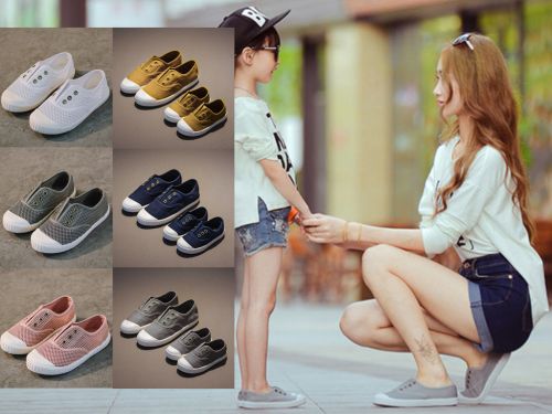 Chaussures enfants en toile OPOEE pour printemps - semelle caoutchouc Ref 1038291