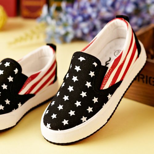 Chaussures enfants en toile Flanger pour printemps - semelle caoutchouc Ref 1038327