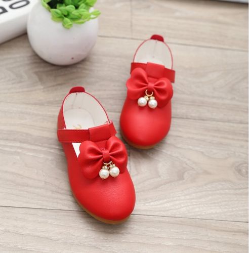 Chaussures enfants en cuir synthétique ronde pour printemps - semelle TPR Ref 1038365