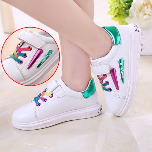 Chaussures enfants en PU pour printemps - semelle caoutchouc Ref 1038378