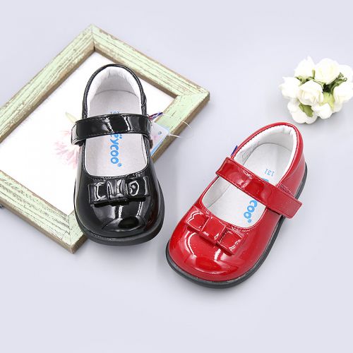 Chaussures enfants en PU FREYCOO ronde coutures cuir pour printemps - semelle caoutchouc Ref 1038389