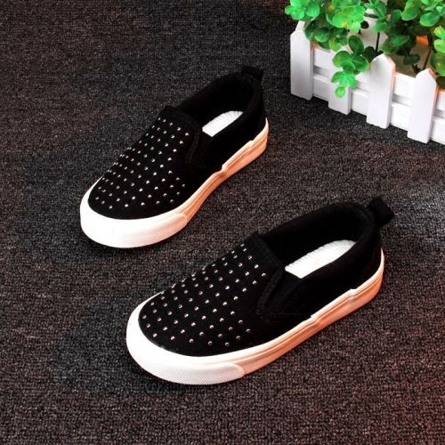 Chaussures enfants en toile pour printemps - semelle caoutchouc Ref 1038430