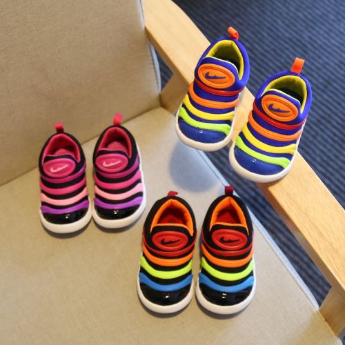 Chaussures enfants en Cuir spatial pour printemps - semelle caoutchouc Ref 1038431