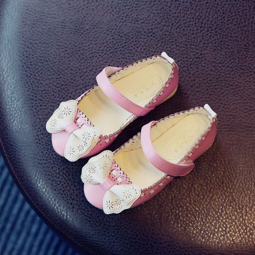 Chaussures enfants en PU ronde brodé pour printemps - Ref 1038458