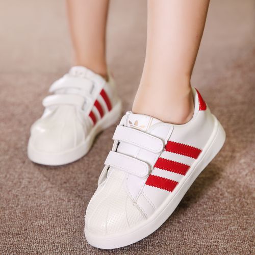 Chaussures enfants en Cuir spatial pour printemps - semelle caoutchouc naturel Ref 1038466