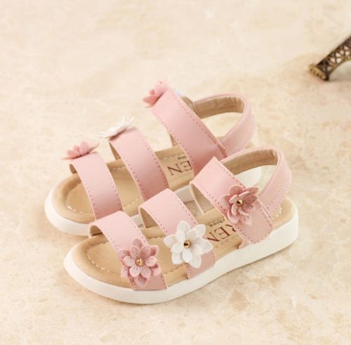 Chaussures enfants en PU pour été - semelle caoutchouc antidérapant Ref 1038476