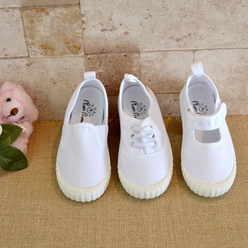 Chaussures enfants en toile pour Toute saison - semelle caoutchouc Ref 1038636