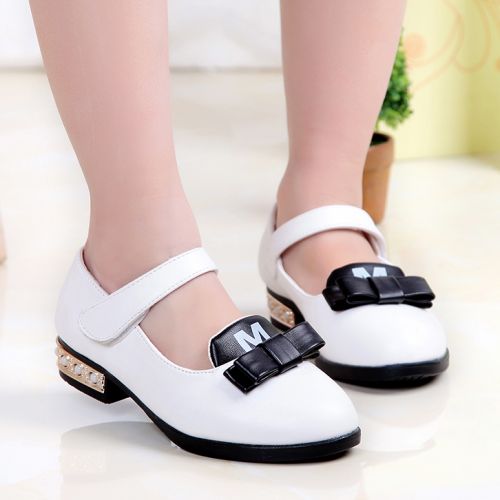Chaussures enfants en Cuir spatial PACFICGIRLS ronde pour printemps - semelle caoutchouc Ref 1038659