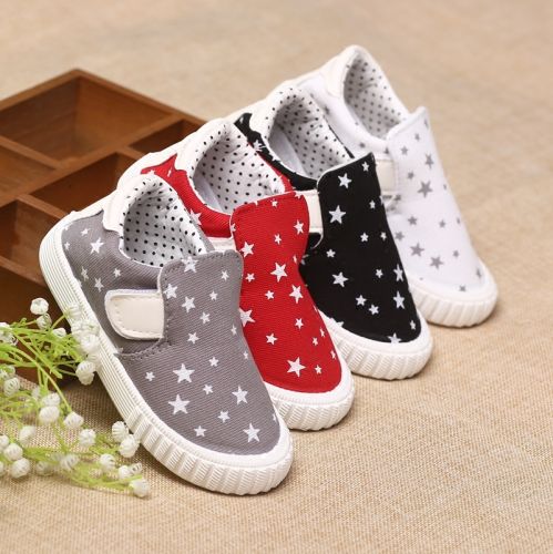 Chaussures enfants en toile pour printemps - semelle caoutchouc naturel Ref 1038863