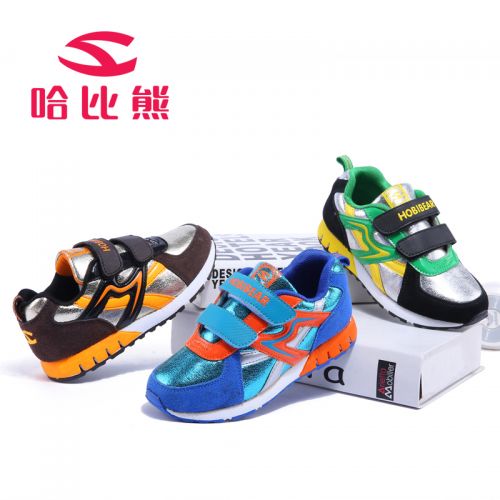 Chaussures enfants en similicuir HOBIBEAR pour printemps - semelle fond composite Ref 1038874