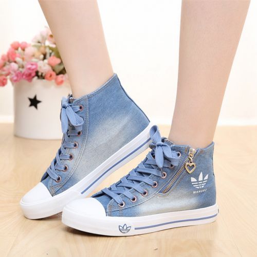 Chaussures enfants en toile pour printemps - semelle caoutchouc Ref 1038975