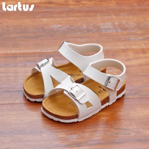 Chaussures enfants en Cuir spatial LARTUS creux pour été - semelle fond composite Ref 1038990