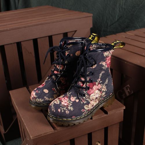 Chaussures enfants en coton ronde brodé pour Toute saison - Ref 1039031