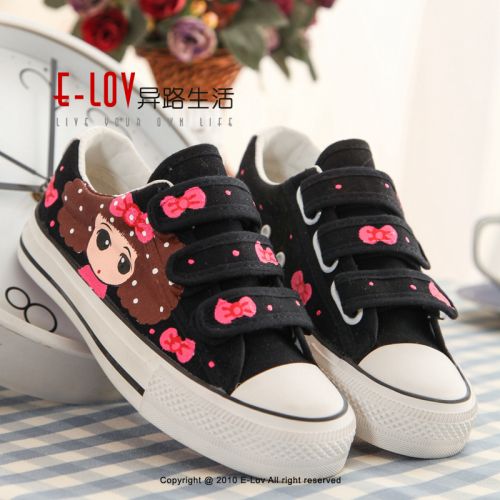 Chaussures enfants en toile E-LOV pour printemps - Ref 1039097