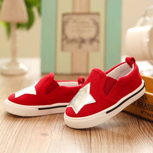 Chaussures enfants en toile pour Toute saison - semelle caoutchouc antidérapant Ref 1039130