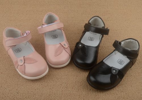 Chaussures enfants en cuir ronde pour printemps - semelle caoutchouc Wear Ref 1039331