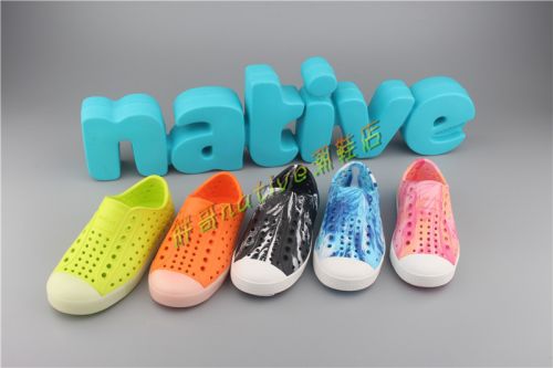 Chaussures enfants en EVA NATIVE Baotou creux pour été - semelle caoutchouc Ref 1039440