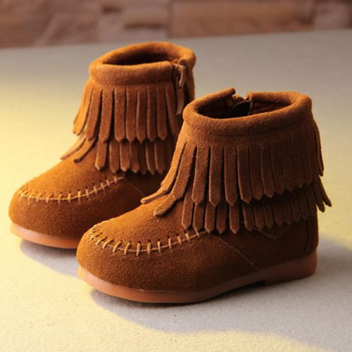 Chaussures enfants en de vache, Nubuck, - semelle caoutchouc antidérapant Ref 1039505