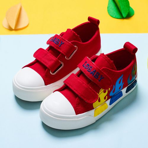 Chaussures enfants en toile LADINBABY pour printemps - semelle caoutchouc Ref 1039581