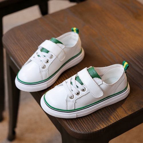 Chaussures enfants en cuir pour printemps - semelle caoutchouc Ref 1039614