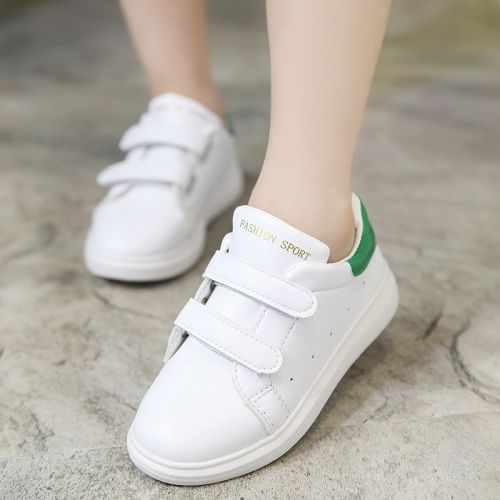 Chaussures enfants en Cuir spatial pour printemps - semelle caoutchouc Ref 1039643
