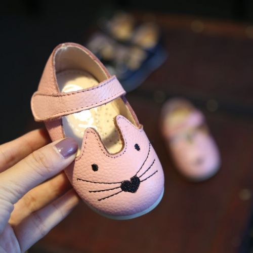 Chaussures enfants en cuir pour printemps - semelle caoutchouc Ref 1039673