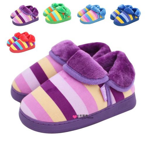 Chaussures enfants en coton pour hiver - semelle caoutchouc Wear Ref 1039809