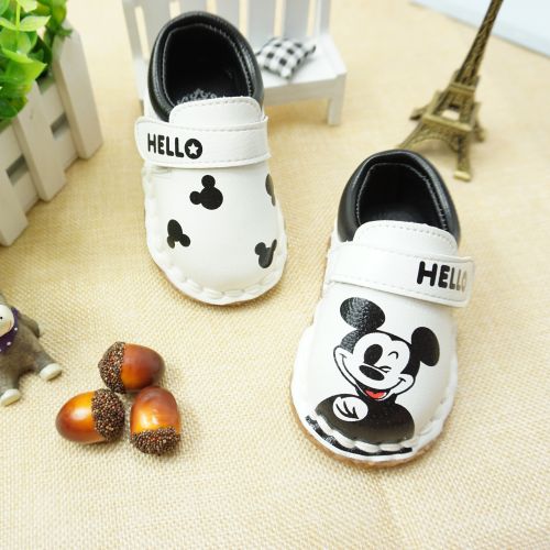 Chaussures enfants coutures en cuir pour printemps - Ref 1039812