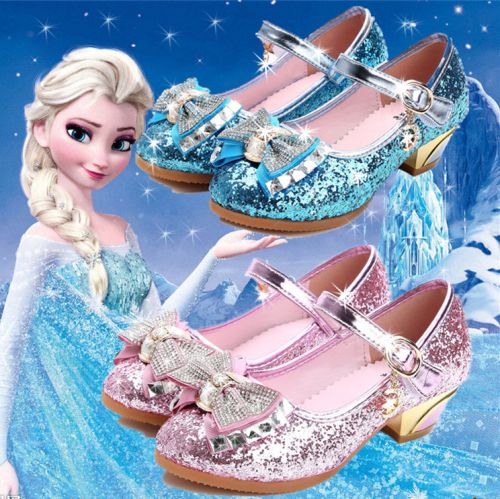 Chaussures enfants en PU ronde paillette pour printemps - semelle TPR Ref 1039818