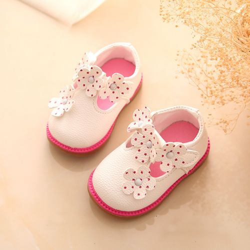 Chaussures enfants en Cuir spatial avec perles pour été - Ref 1039822