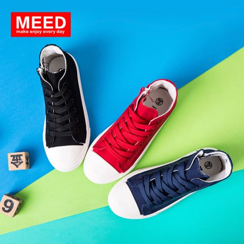 Chaussures enfants en toile MEED pour printemps - semelle plastique Ref 1039931