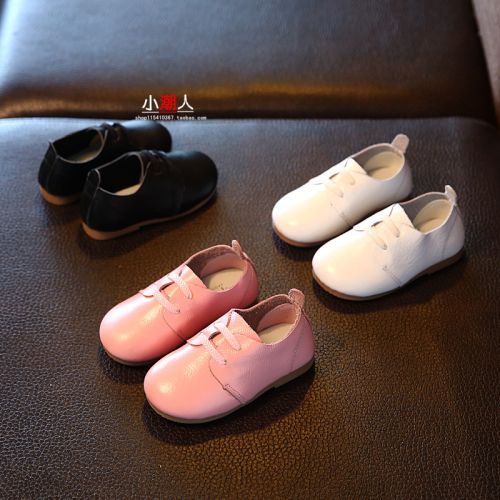 Chaussures enfants en cuir ronde pour printemps - Ref 1039990