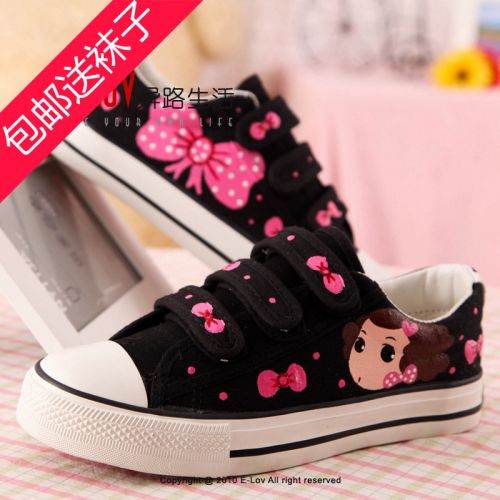 Chaussures enfants en toile E-LOV pour printemps - Ref 1039997