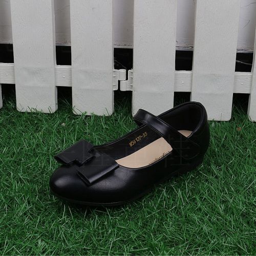 Chaussures enfants en PU ronde coutures cuir pour printemps - semelle caoutchouc Ref 1040024