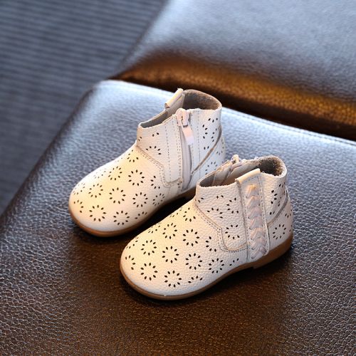Chaussures enfants en cuir ronde pour printemps - Ref 1040069