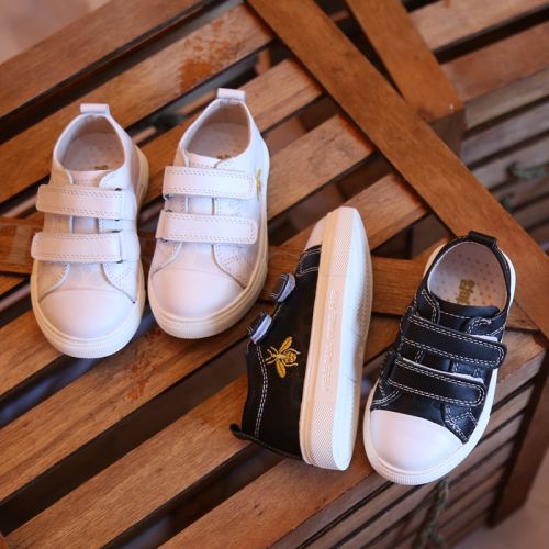 Chaussures enfants en cuir pour printemps - semelle caoutchouc Ref 1040112