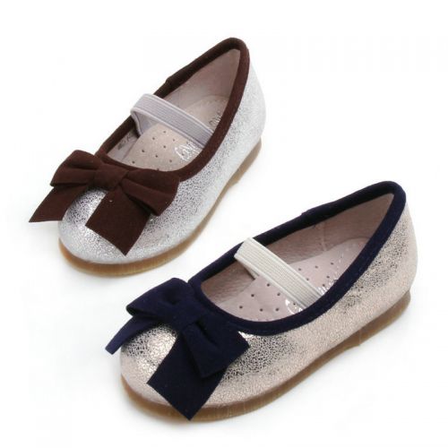 Chaussures enfants en peau de porc MB MONKEY ronde coutures cuir pour printemps - semelle caoutchouc Ref 1040148