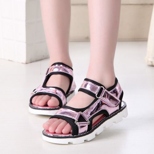 Chaussures enfants en PU pour été - semelle caoutchouc Ref 1040156