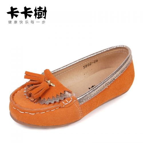 Chaussures enfants en cuir ronde pour printemps - Ref 1040190