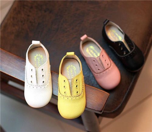 Chaussures enfants en cuir ronde pour printemps - Ref 1040230