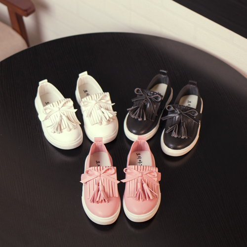 Chaussures enfants en similicuir houppe pour Toute saison - Ref 1040245